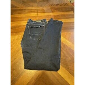 Guide London Super Stretch Men's Jeans 36X30 Dark Wash Boot Cut Heavy Stitch